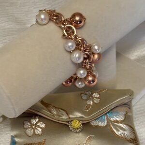 Honora Bronze Italy Ming Pearl Bracelet
